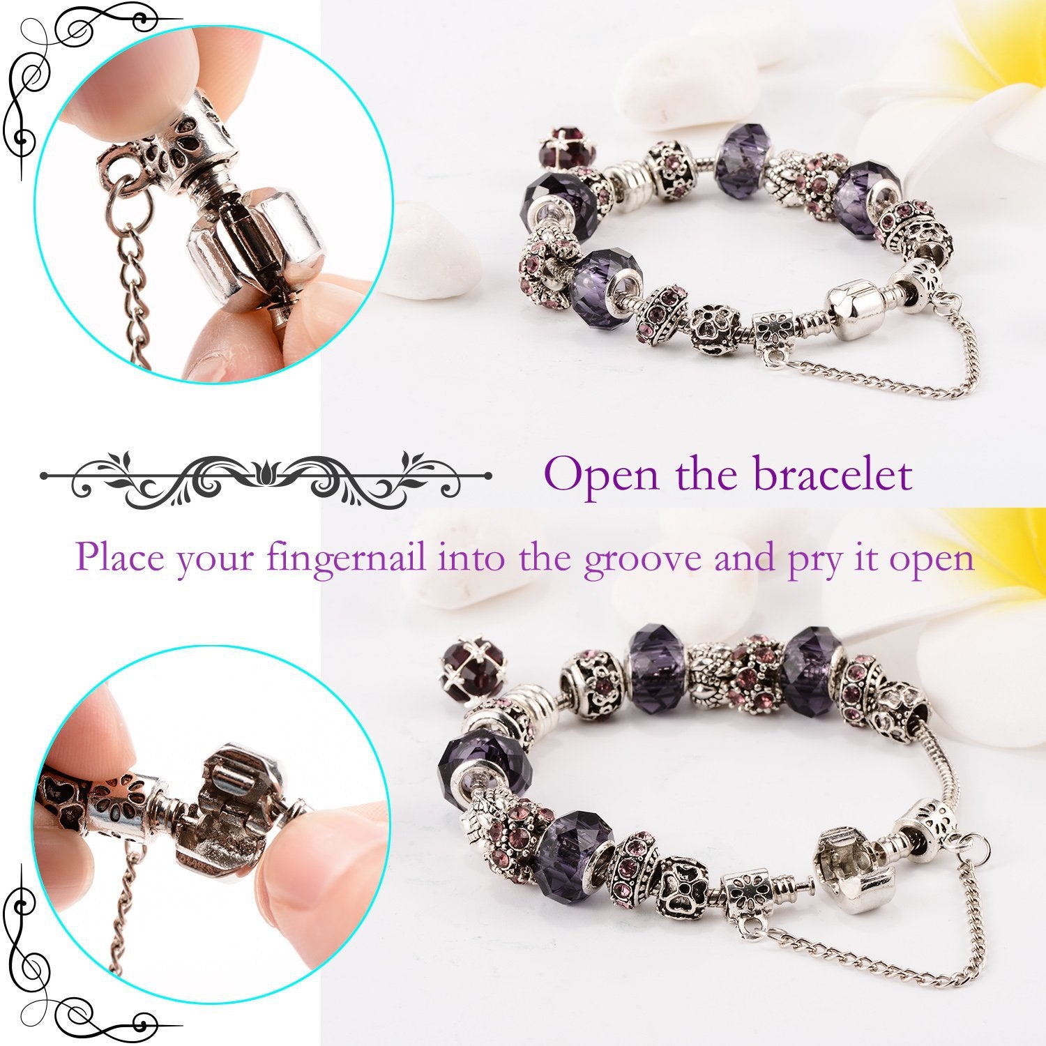 Wholesale Crystal DIY Beaded Bracelets